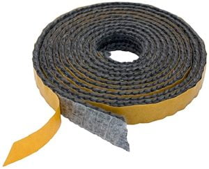 Black self-adhesive fireproof tape