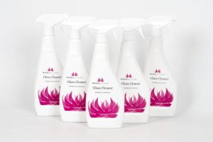 5 X Stove Glass cleaner in 500 ml airless spray bottle